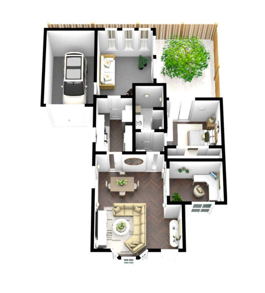 Hillcrest | Floorplan 1024 sq. ft.