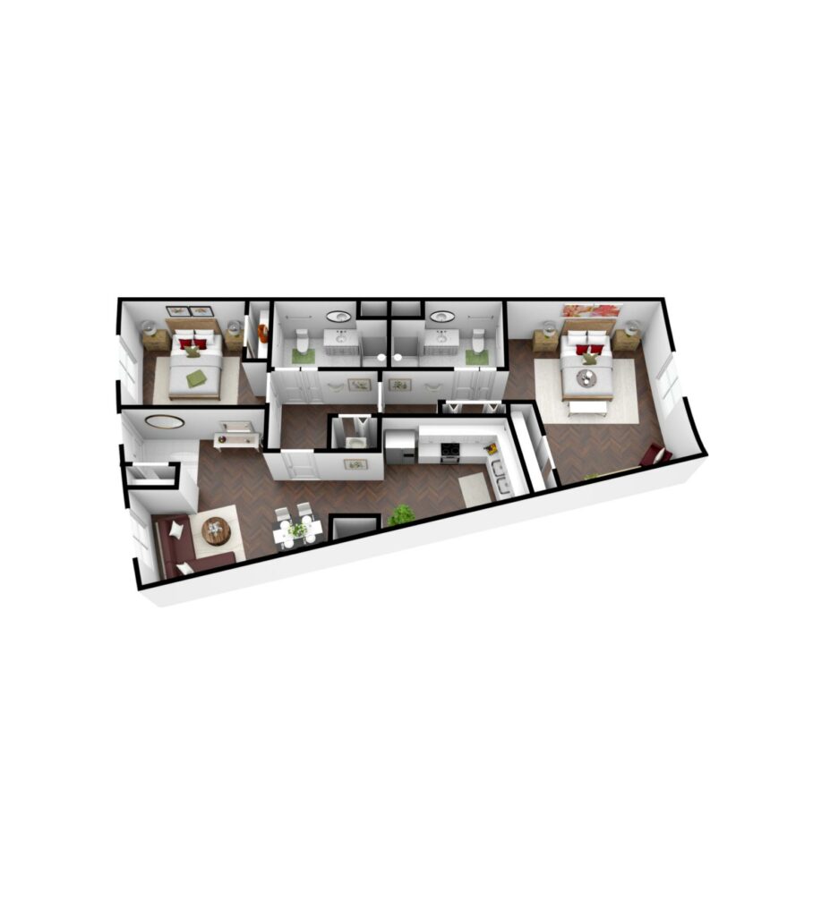 HIllcrest | Floorplan 1270 sq. ft.
