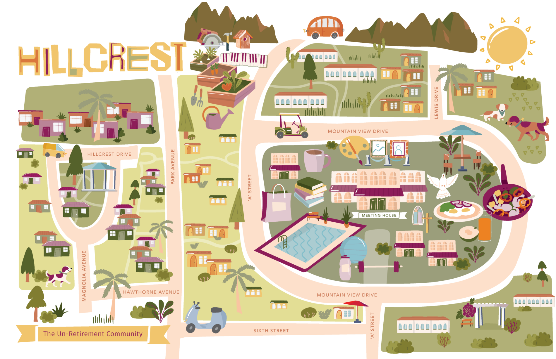 Hillcrest Campus Map